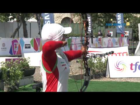 Mahtab Parsamehr v Ivana Buden – compound women gold | Antalya 2011 Archery World Cup stage 2