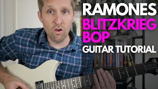 Blitzkrieg Bop by Ramones Guitar Tutorial - Guitar Lessons with Stuart!