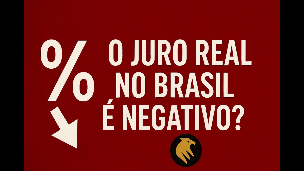 O juros real no Brasil é negativo?