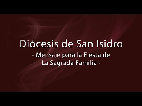 Mons. Fassi llama a seguir el ejemplo de la Sagrada Familia