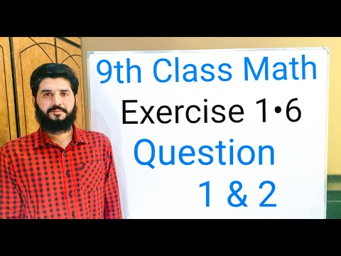 Exercise 1.6 Question 1 & 2 Solved — Board Exam Preparation 2025 | Class 9 Math | Simple Method