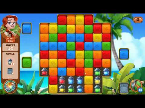 Lost Island Blast Adventure Level 884 NO BOOSTERS - A S GAMING