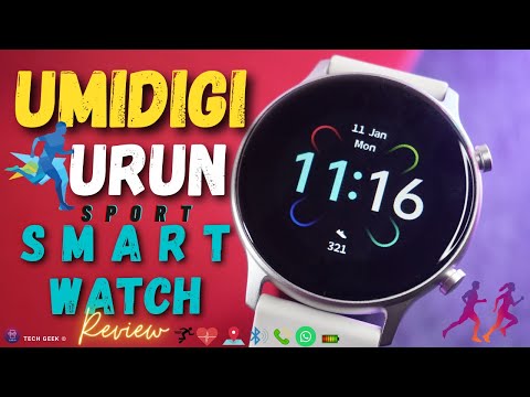 UMIDIGI URUN Sport Smartwatch ⌚️with GPS | 5ATM waterproof | Budget | Unboxing, Review & Setup