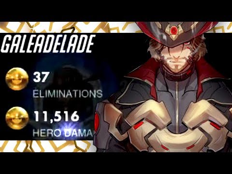 GALE CARRY MCCREE! RANK 338! [ OVERWATCH SEASON 18 TOP 500 ]
