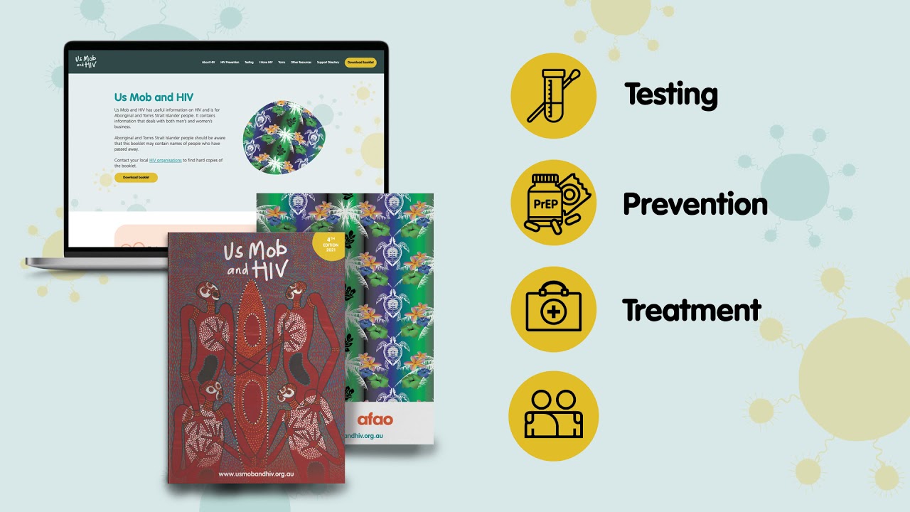 Us Mob and HIV website and booklet