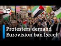 Eurovision: Thousands of pro-Palestinian demonstrators march through Malmö | DW News