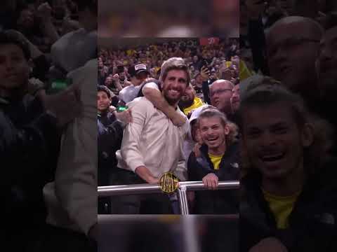 ARIS FAMILY!  ⚽️🏀💛#aris #family #fans #matchday