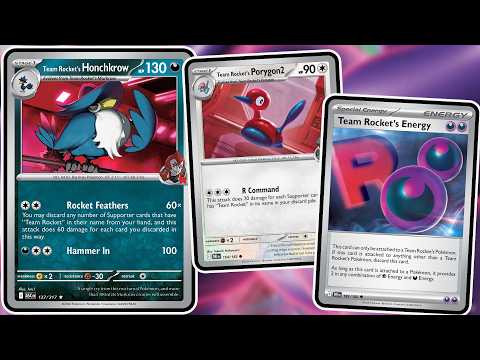 Team Rocket's Honchkrow in the Ascended Heroes Format