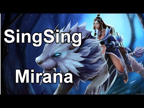 Dota 2 SingSing Best Mirana In The World