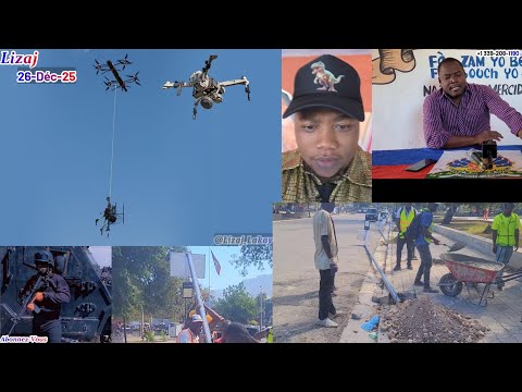 Koulangit: Drone nan Refrape Nèg izo yo Lavil. Channmas Lanpadè ap mete. Nazaire pale