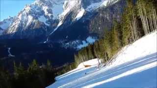 preview picture of video 'Skiverbindung Helm Rotwand Sextner Dolomiten Collegamento Sciistico Monte Elmo Croda Rossa Dolomiti'