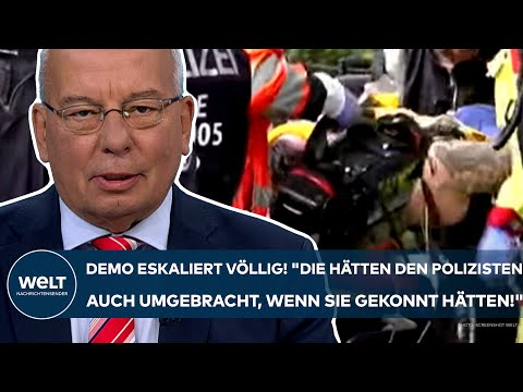 BERLIN: Demo eskaliert völlig! "Die hätten den Polizisten auch umgebracht, wenn sie gekonnt hätten!"