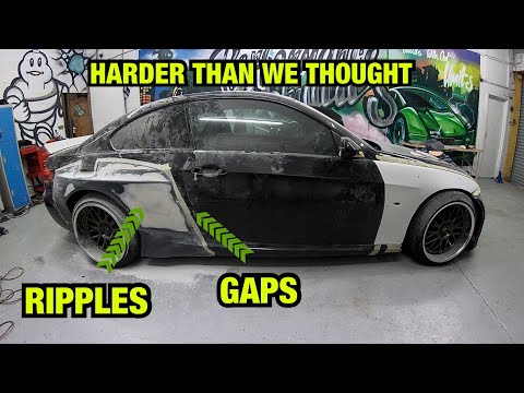 MY BMW PANDEM WIDEBODY KIT HAS ISSUES WITH GAPS AND RIPPLES!!