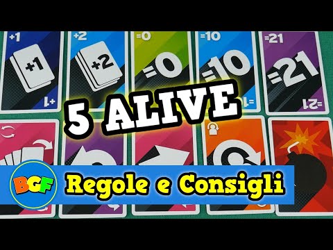 5 ALIVE | Gioco di Carte del 21 con Poteri Speciali | Tutorial 97 Come si gioca