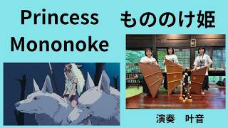 Princess Mononoke　「もののけ姫」をハンマーダルシマーと笛の叶音で弾きました　#hammereddulcimer