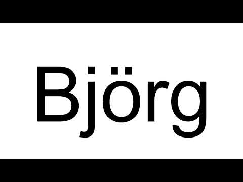 How to Pronounce Björg (Icelandic)