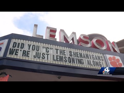 Missing ‘C’ returned to famous marquee in downtown Clemson