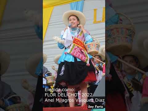Ganadora Reina la FLOR DEL CHOTA 2022 señorita Anel Milagros Vásquez Diaz, video de YouTube