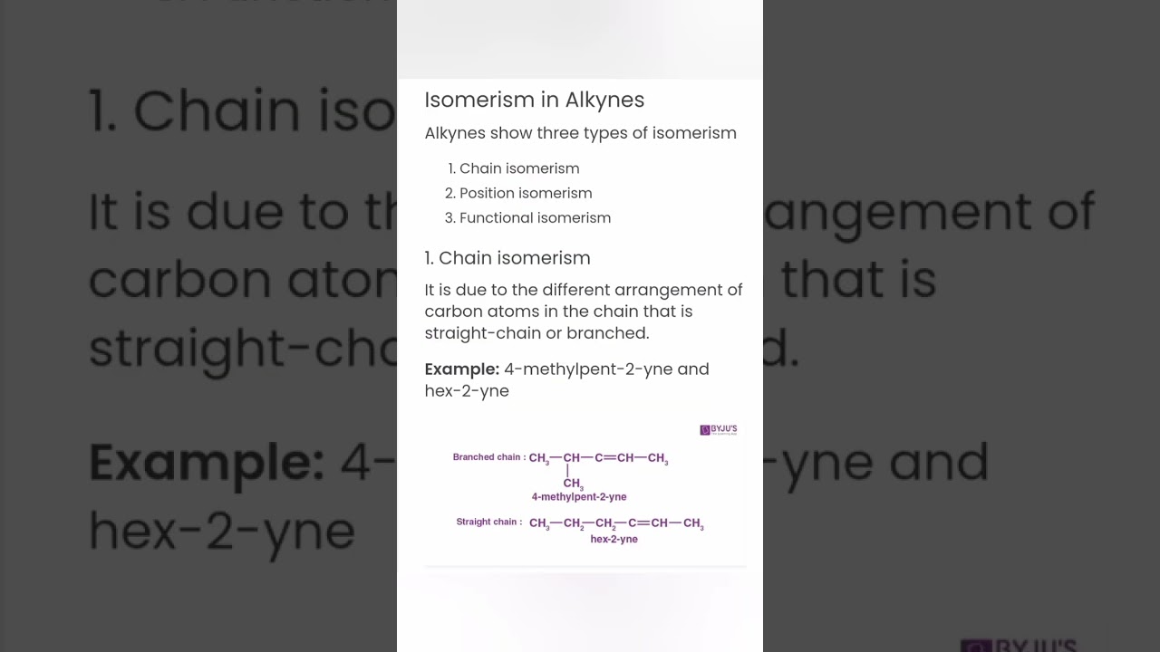 Alkyne group #trending#study#viral #shorts #ytshorts