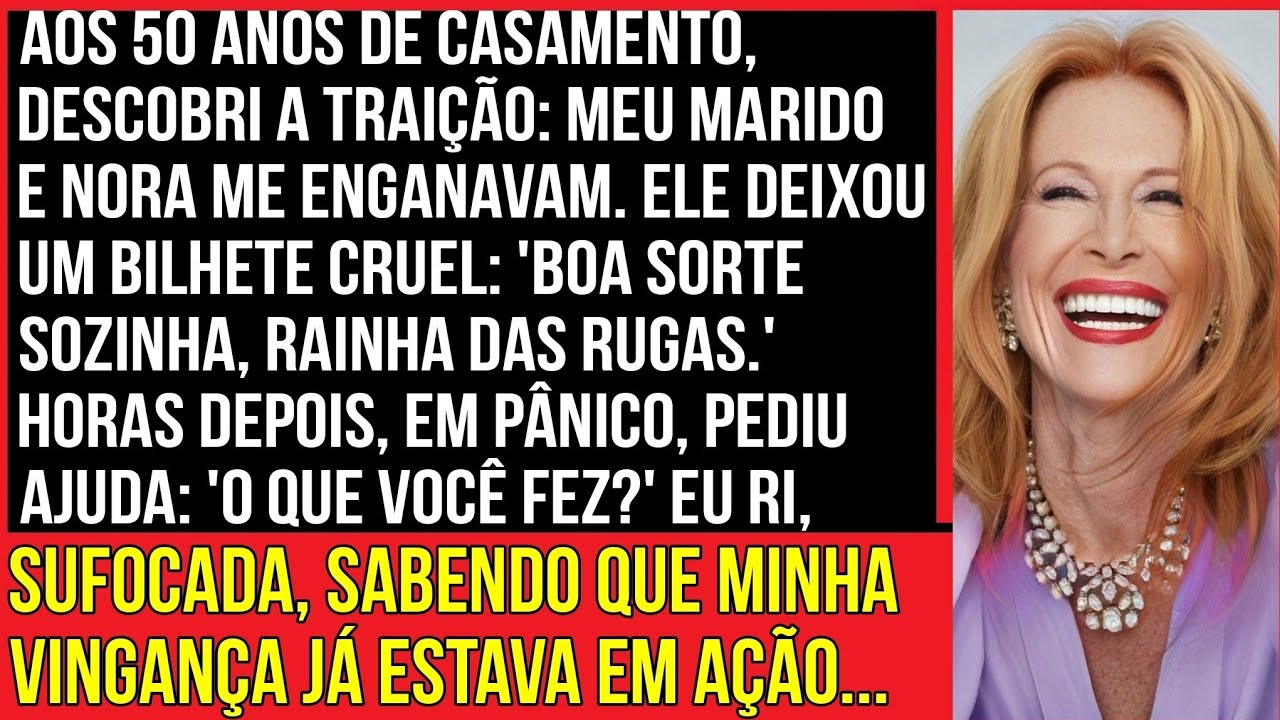 Aos 50 anos de casamento, descobri a traição mais cruel: meu marido e minha nora me enganavam...