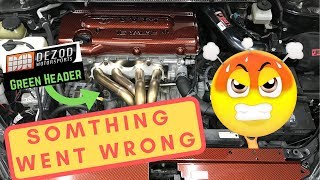How to install a header on a Scion tC Dezod (Then this Happend)