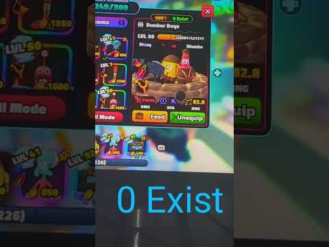 Bunker boys on SpongeBob tower defense 0 Exist!!!!!!!