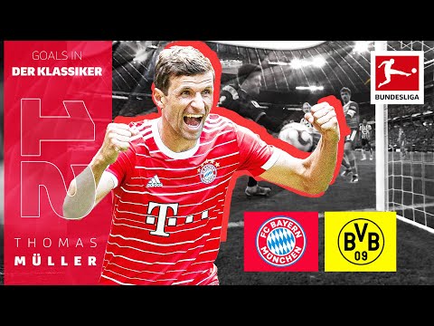 Thomas Müller - All Goals in Der Klassiker