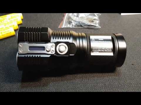 Nitecore TM28 6,000 Lumens Flashlight Kit Review!