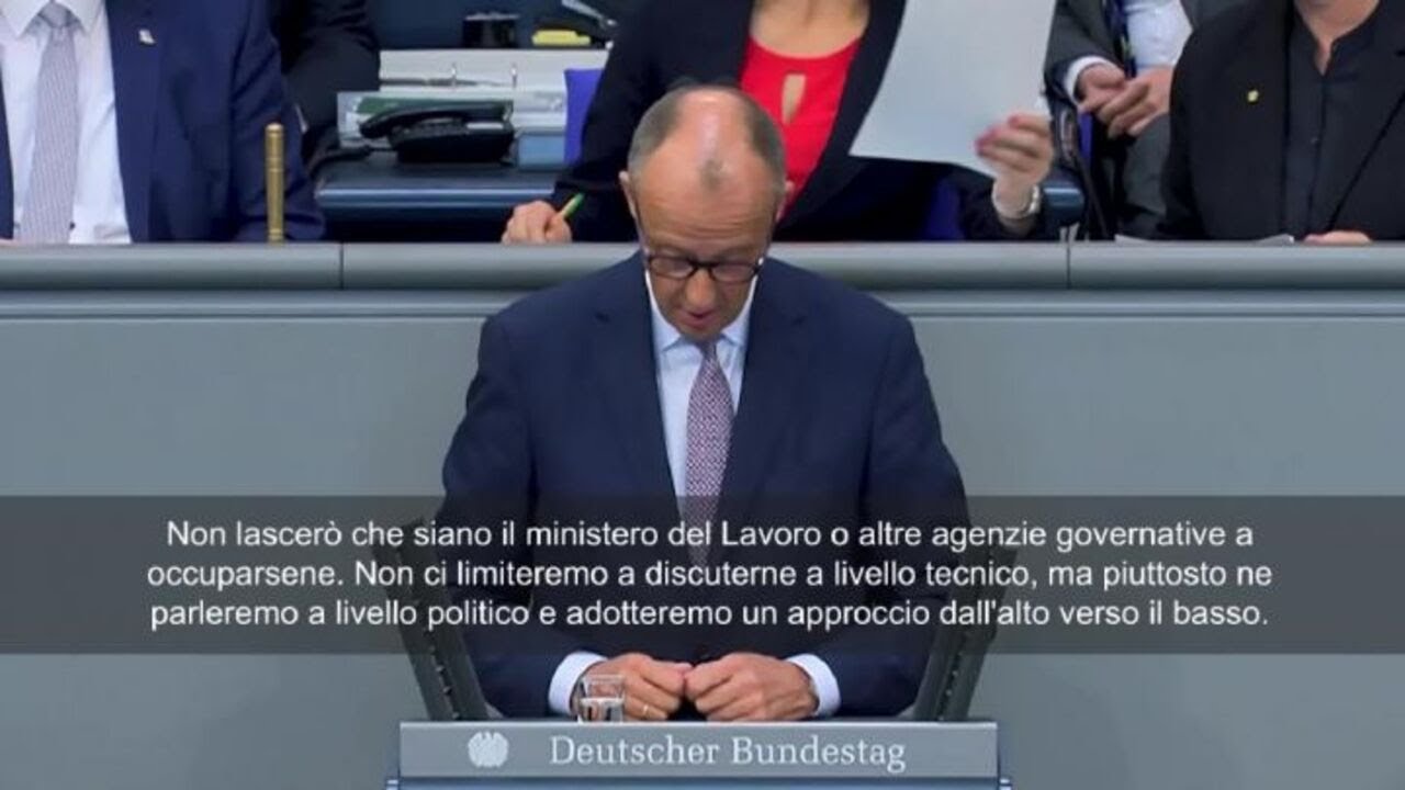 Merz: Priorità assoluta è riformare reddito cittadinanza. Vale la pena andare a lavorare
