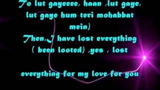 Tadap Tadap Lyrics with english sub YouTube by siciid sahaaf