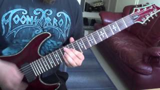 Moonsorrow - Taistelu Pohjolasta guitar cover