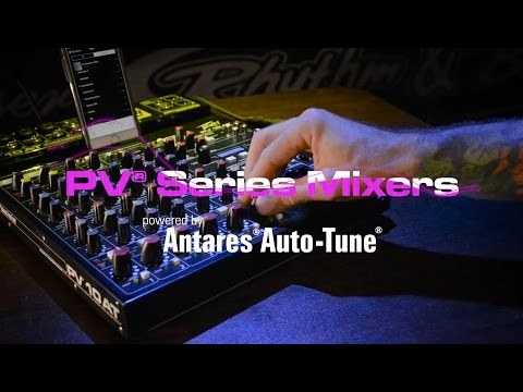 PEAVEY PV10AT Built-in Antares Live Pitch Correction USB FX Audio Mixer image 5