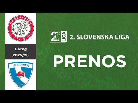 NK Jesenice - ND Gorica | 2SNL 2025/26  – 1.Krog | STREAM