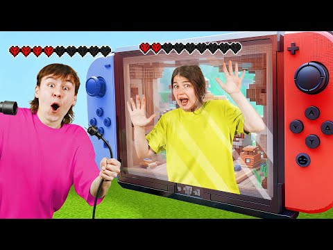 INSANE! Living in a Nintendo Switch?! 😱 Minecraft Chaos!