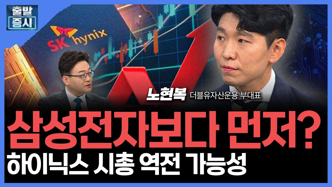 삼성전자보다 먼저?...하이닉스 시총 역전 가능성 | 노현복 더블유자산운용 부대표ㅣ김치형 앵커