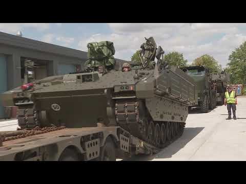 British Army received the first batch of Ares armored personnel carriers
