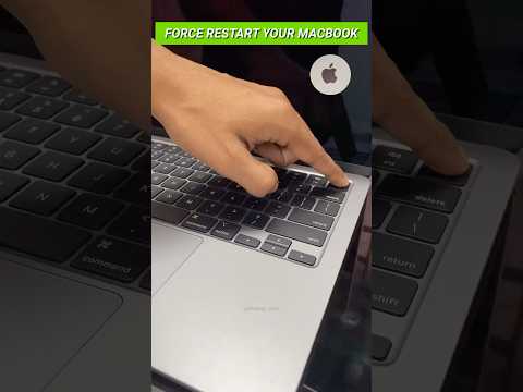 How to restart your MacBook ? #macbook #forcerestart #troubleshooting