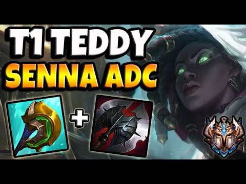 T1 Teddy SENNA ADC vs EZREAL - Patch 11.12 Ranked Korea ✅