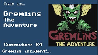 This is Gremlins the Adventure for the Commodore 64
