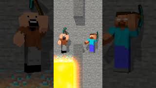 HELP Herobrine And Notch In Mining Challenge