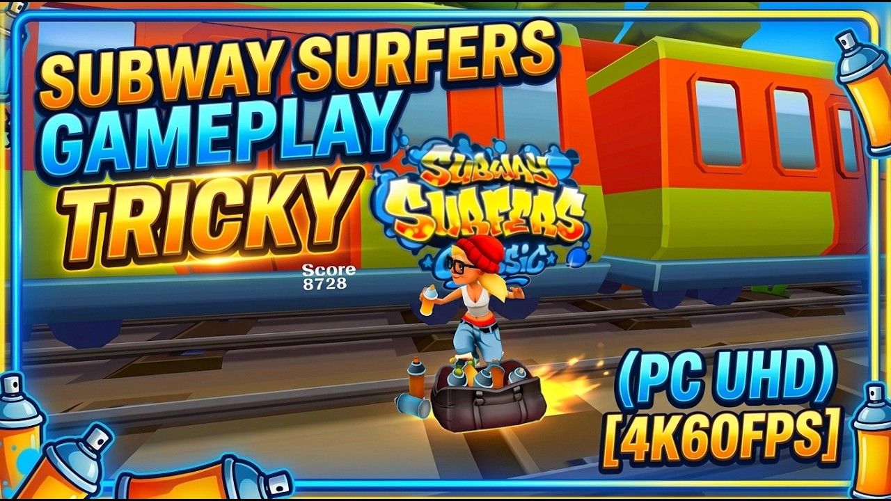 Subway Surfers Gameplay TRICKY (PC UHD) [4K60FPS]