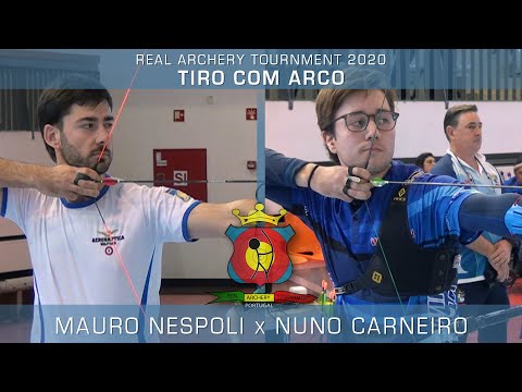 Mauro Nespoli x Nuno Carneiro | Final Recurvo Sénior Masculina | Real Archery Tournament 2020