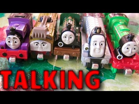 THOMAS AND FRIENDS TANK ENGINES TALKING PLAY SPENCER CHARLIE DIESEL 10 EMILY TRAINS RAILWAY TOYS Video