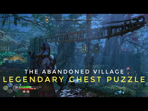 The Abandoned Village Legendary Chest location Puzzle | God of War Ragnarok