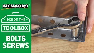 Menards - Inside the Toolbox - Screws and Bolts