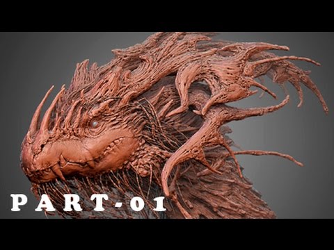 Tree Dragon Sculpt 01 Blockout