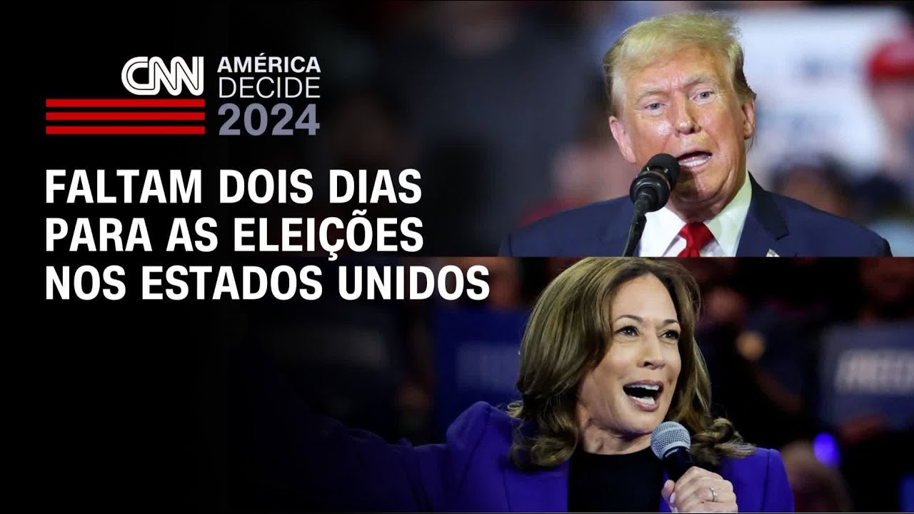 Faltam dois dias para as eleições nos Estados Unidos | AGORA CNN