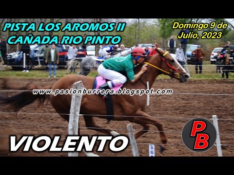 VIOLENTO: PISTA LOS AROMOS II - CDA DE RIO PINTO, CORDOBA (09-07-2023)