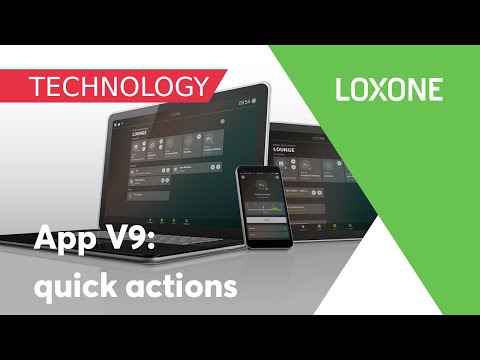 App versie 9: quick actions