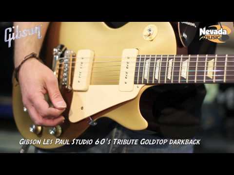 Gibson Les Paul Studio Tribute 60's Gold Top Guitar Demo @ PMT